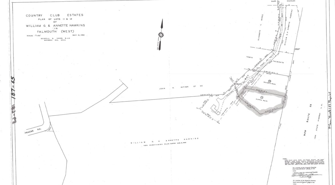 Recorded Plan of Right of Way